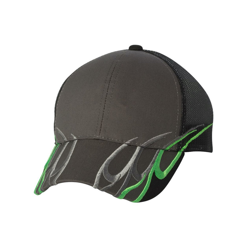 Outdoor Cap Flame Mesh-Back Cap