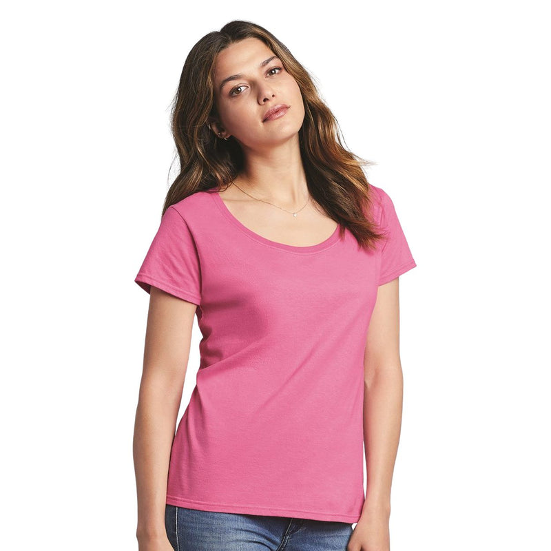 Gildan Softstyle Women’s Deep Scoop Neck T-Shirt