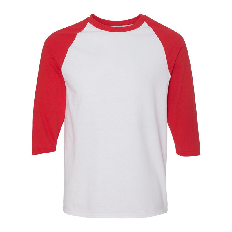 Gildan Heavy Cotton Raglan Three-Quarter Sleeve T-Shirt