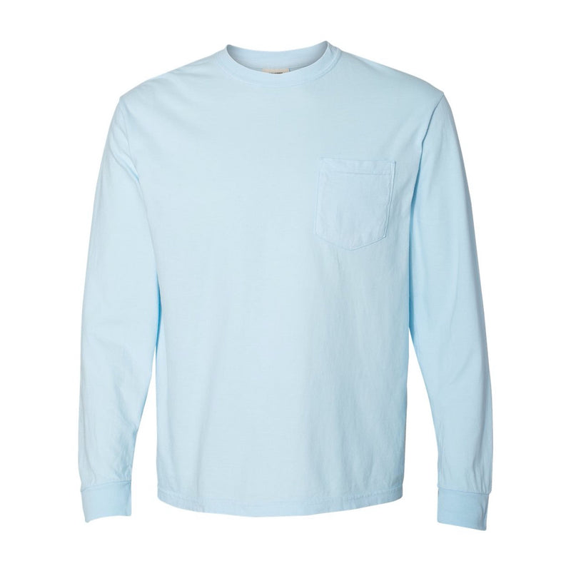 Comfort Colors Garment-Dyed Heavyweight Long Sleeve Pocket T-Shirt