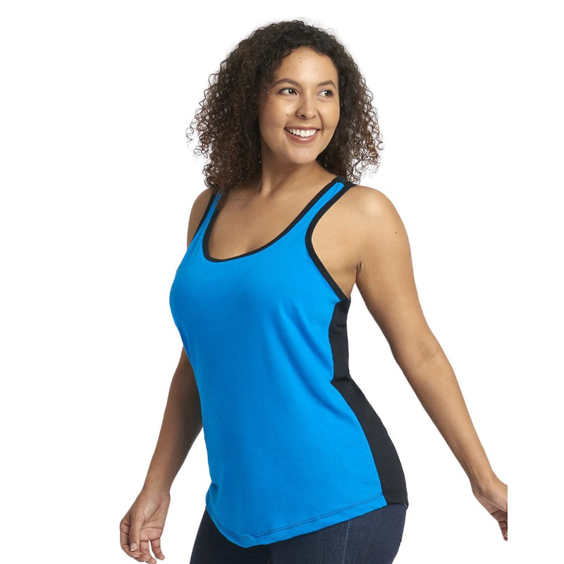 Next Level Women’s Ideal Colorblocked Racerback Tank