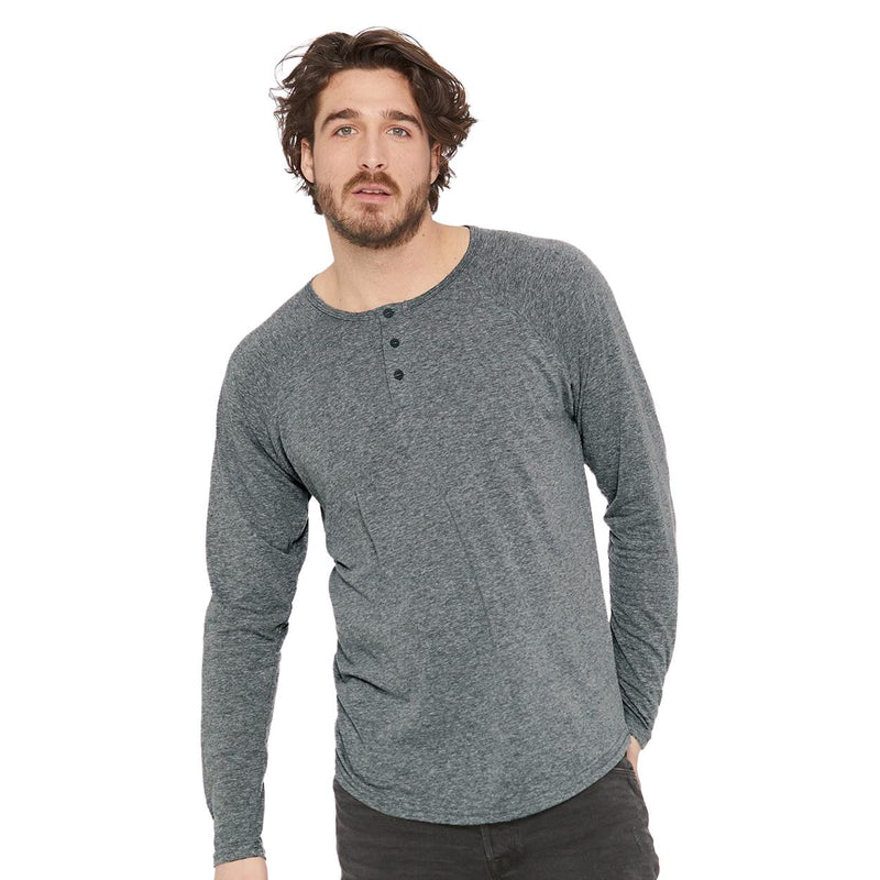 Next Level Triblend Long Sleeve Henley