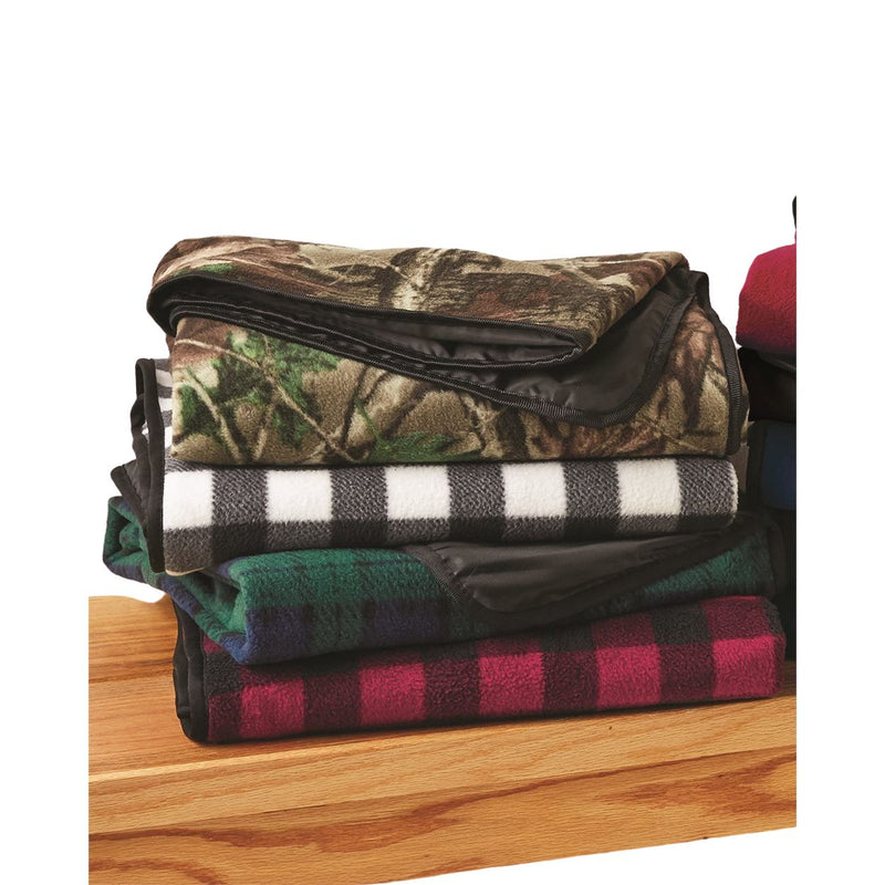 Alpine Fleece Polyester/Nylon Patterned Picnic Blanket