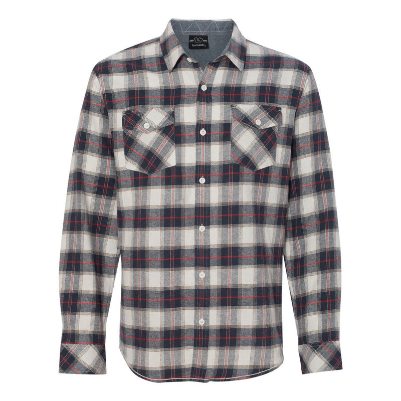 Burnside Yarn-Dyed Long Sleeve Flannel Shirt