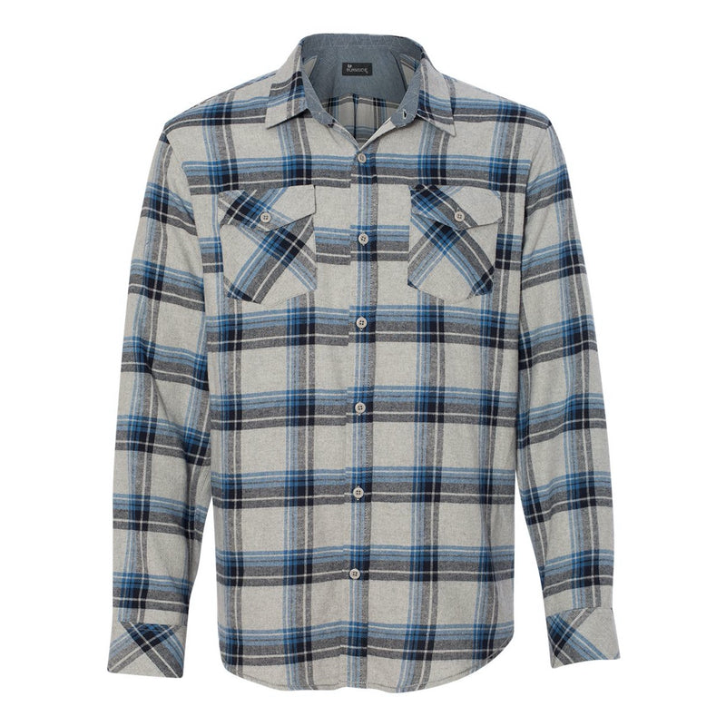 Burnside Yarn-Dyed Long Sleeve Flannel Shirt