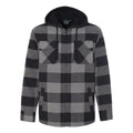 Burnside Quilted Flannel Full-Zip Hooded Jacket