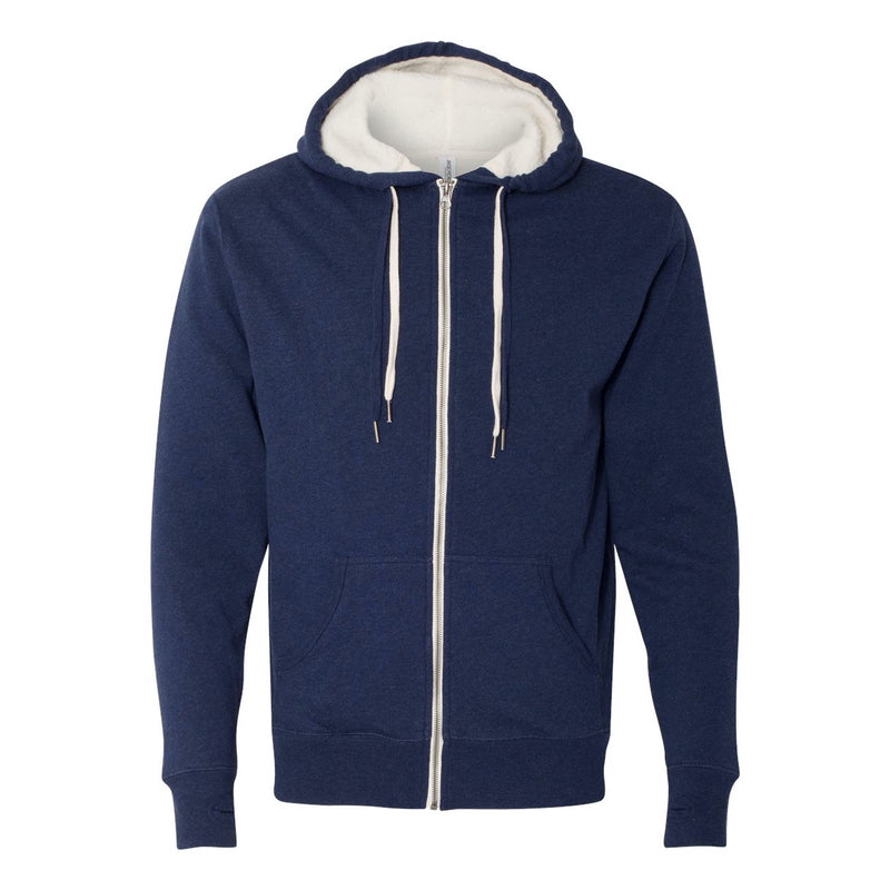 Independent Trading Co. Unisex Sherpa-Lined Hooded Sweatshirt