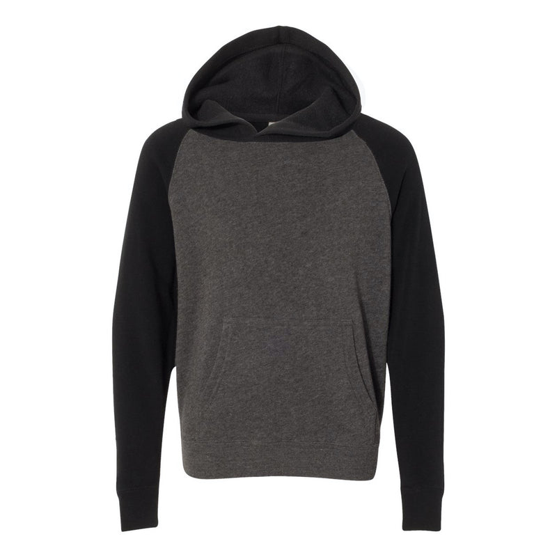 Independent Trading Co. Youth Special Blend Raglan Hooded Sweatshirt