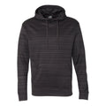 J. America Odyssey Striped Performance Fleece Hooded Sweatshirt