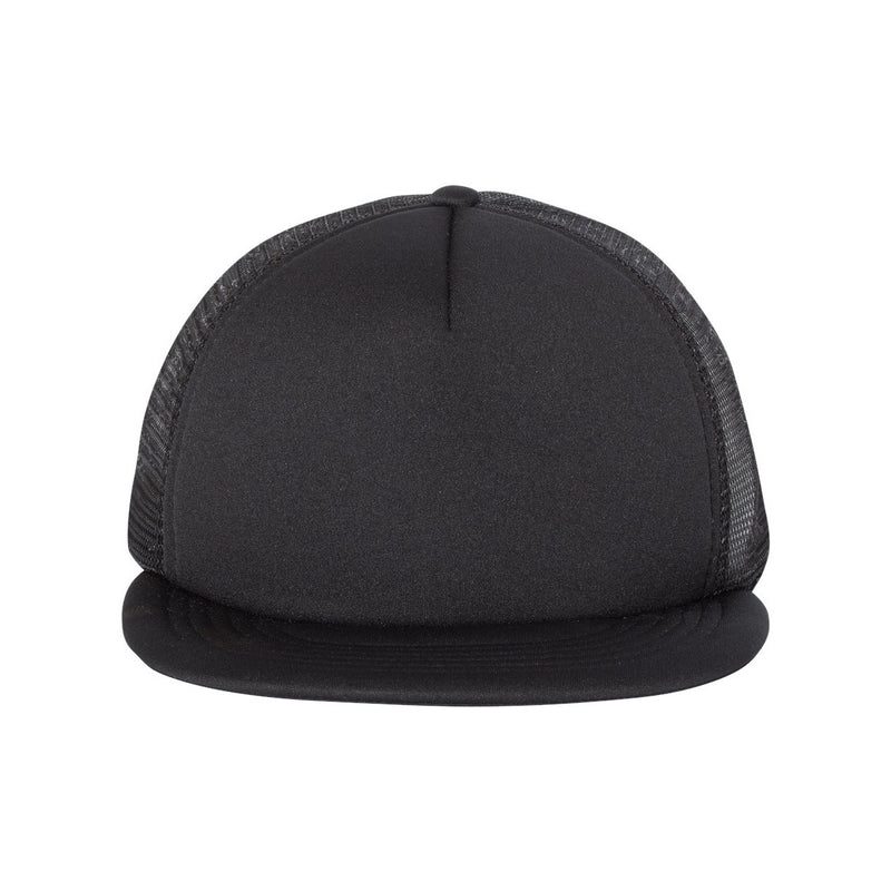 Mega Cap Foam Front Flat Bill Trucker Cap