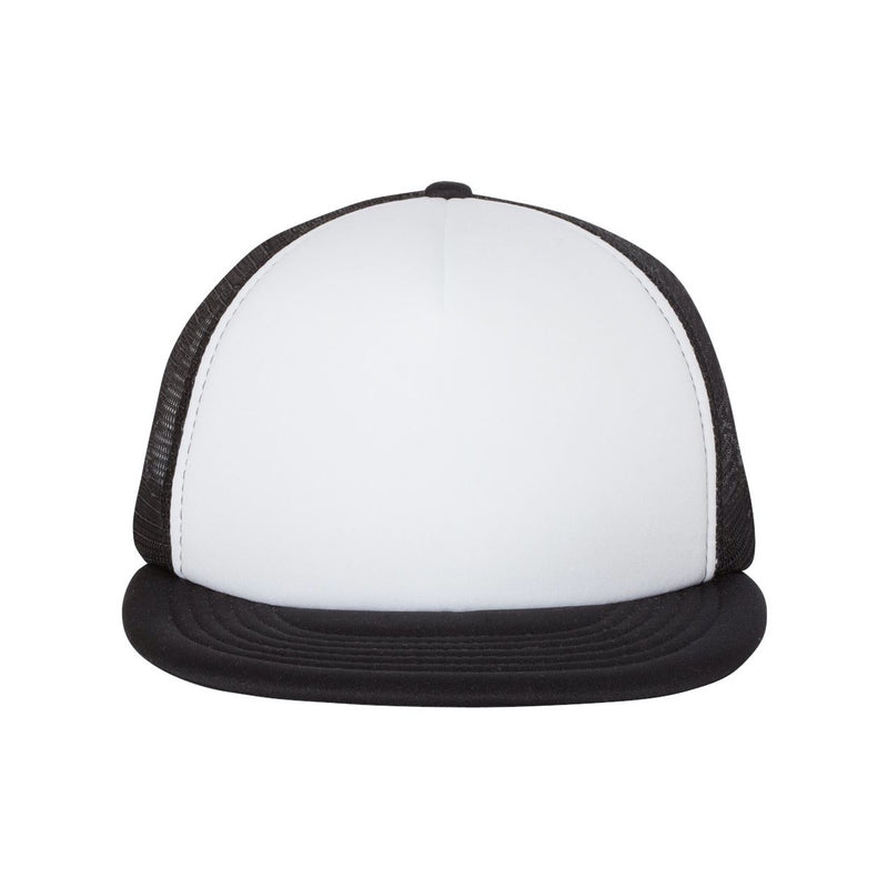 Mega Cap Foam Front Flat Bill Trucker Cap