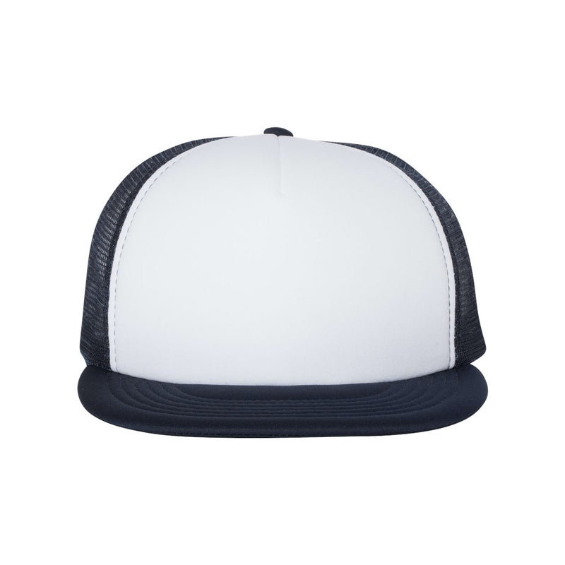 Mega Cap Foam Front Flat Bill Trucker Cap