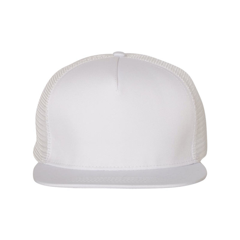 Mega Cap Flat Bill Trucker Cap