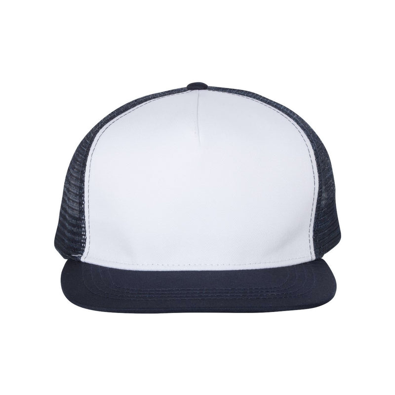 Mega Cap Flat Bill Trucker Cap