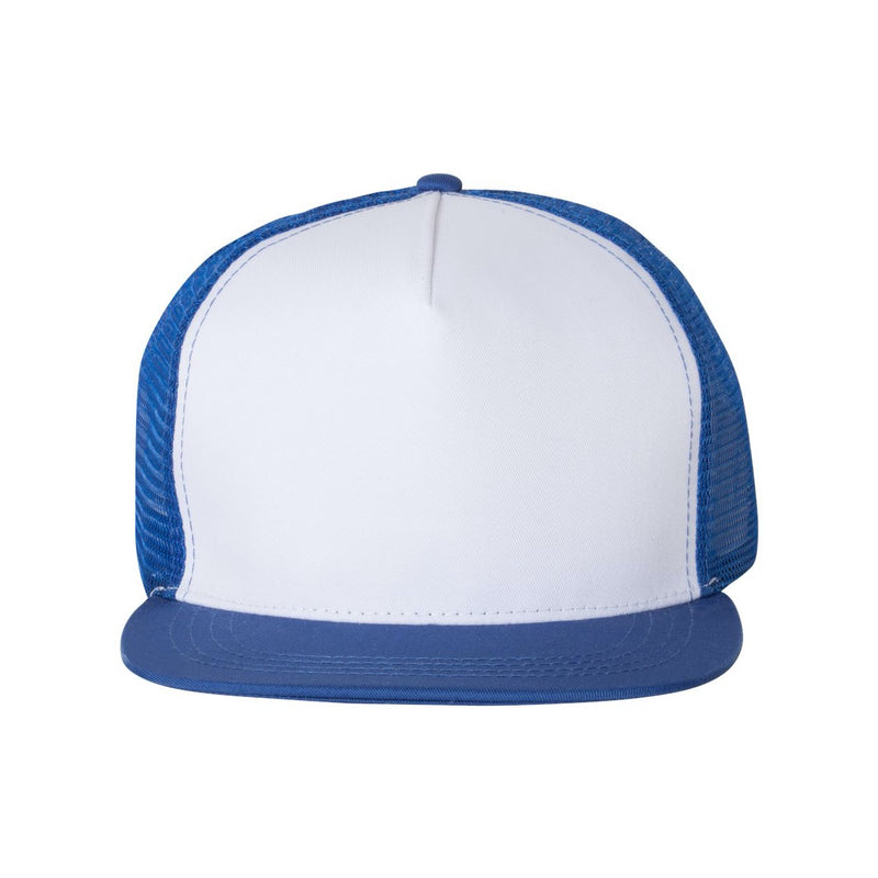 Mega Cap Flat Bill Trucker Cap