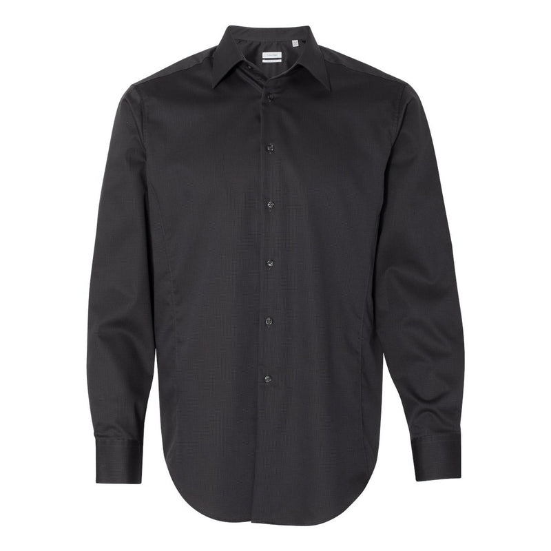 Calvin Klein Slim Fit Non-Iron Dobby Pindot Shirt