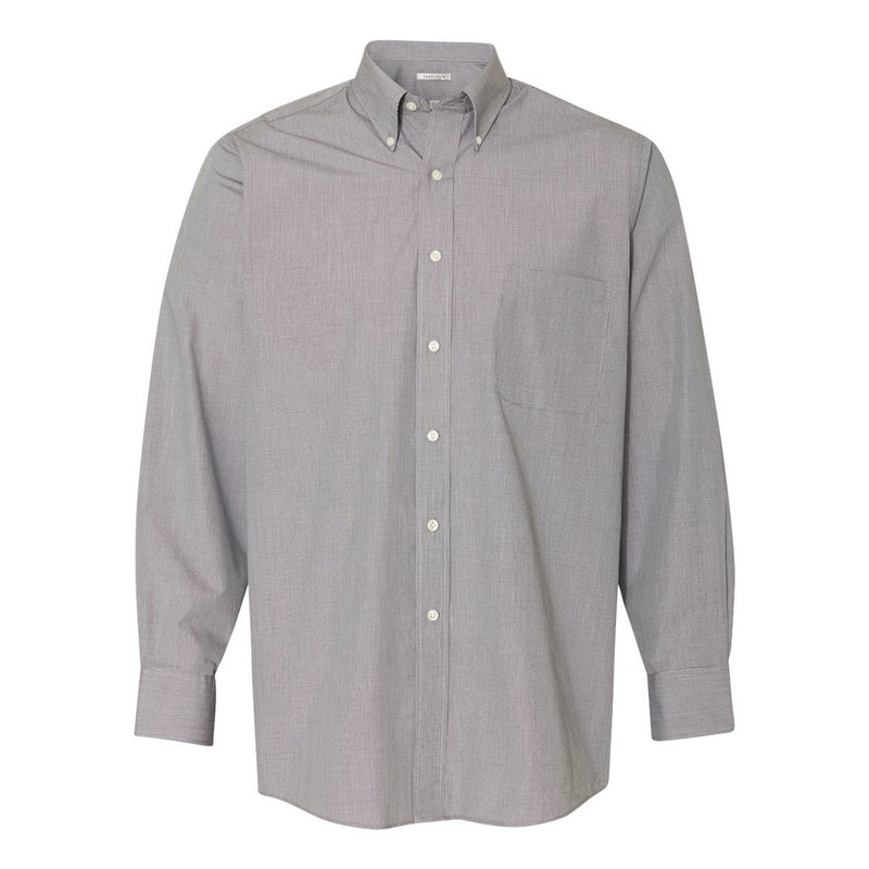 Van Heusen Yarn Dyed Mini Check Long Sleeve Shirt