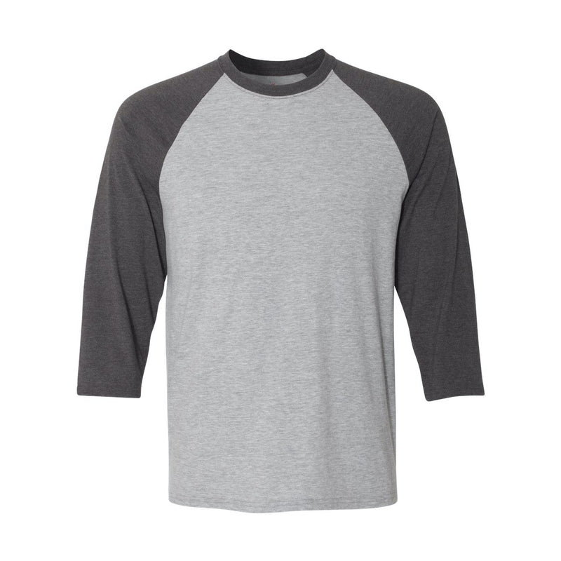 Hanes X-Temp Three-Quarter Raglan Sleeve Baseball T-Shirt