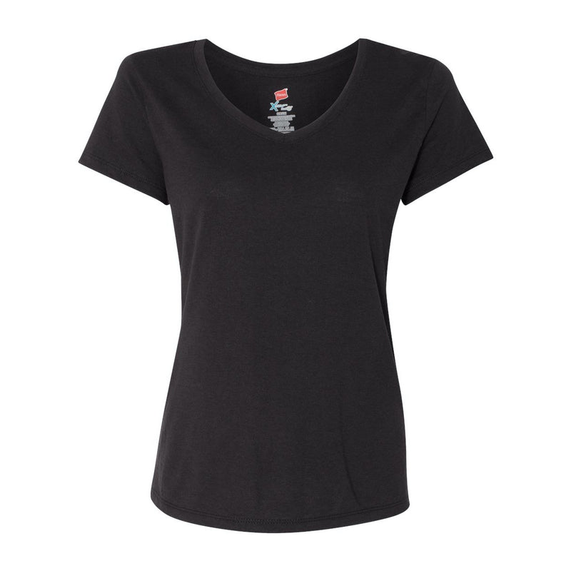 Hanes Women’s Premium Triblend V-Neck Short Sleeve T-Shirt