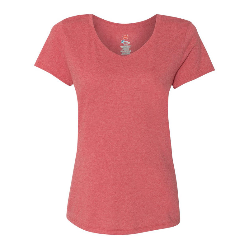 Hanes Women’s Premium Triblend V-Neck Short Sleeve T-Shirt