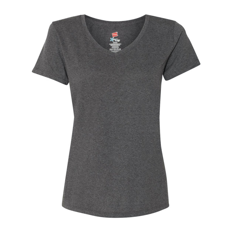 Hanes Women’s Premium Triblend V-Neck Short Sleeve T-Shirt