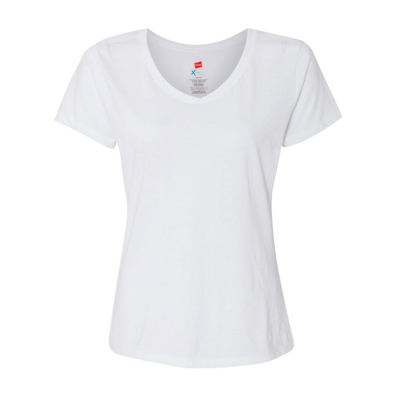 Hanes Women’s Premium Triblend V-Neck Short Sleeve T-Shirt