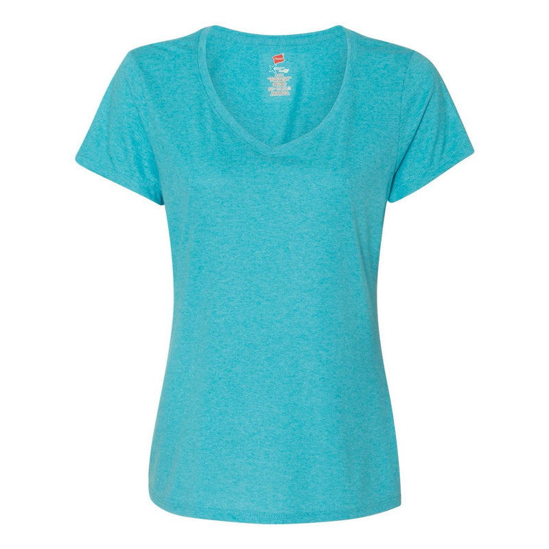 Hanes Women’s Premium Triblend V-Neck Short Sleeve T-Shirt