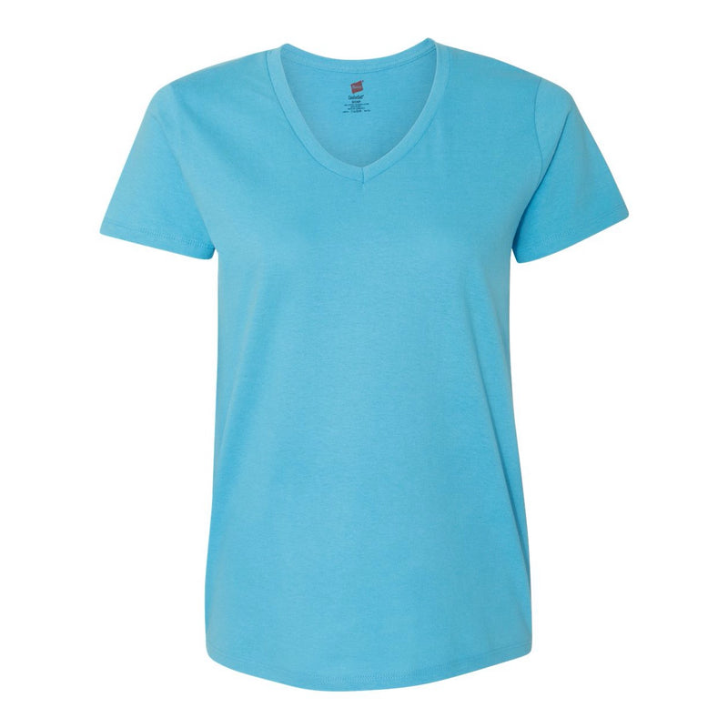 Hanes ComfortSoft Tagless Women’s V-Neck Short Sleeve T-Shirt