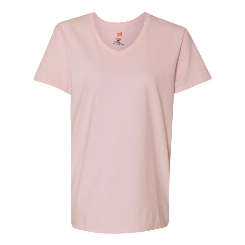 Hanes ComfortSoft Tagless Women’s V-Neck Short Sleeve T-Shirt