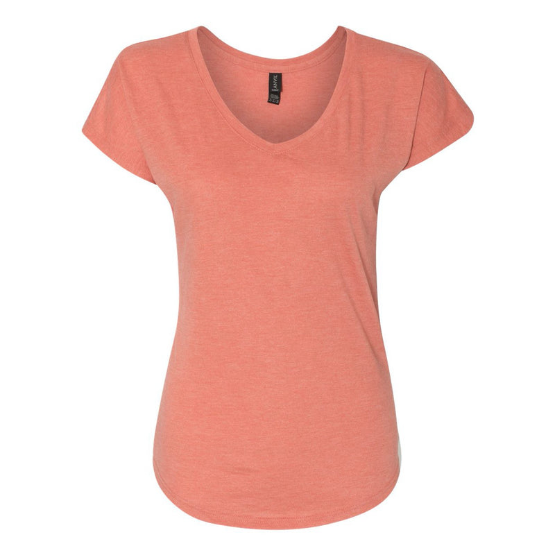 Anvil Women’s Triblend V-Neck T-Shirt