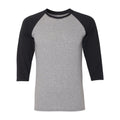 JERZEES Triblend Three-Quarter Raglan Baseball T-Shirt