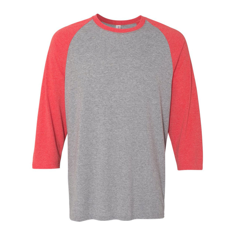 JERZEES Triblend Three-Quarter Raglan Baseball T-Shirt