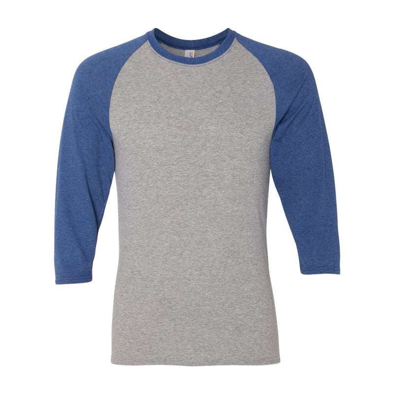 JERZEES Triblend Three-Quarter Raglan Baseball T-Shirt