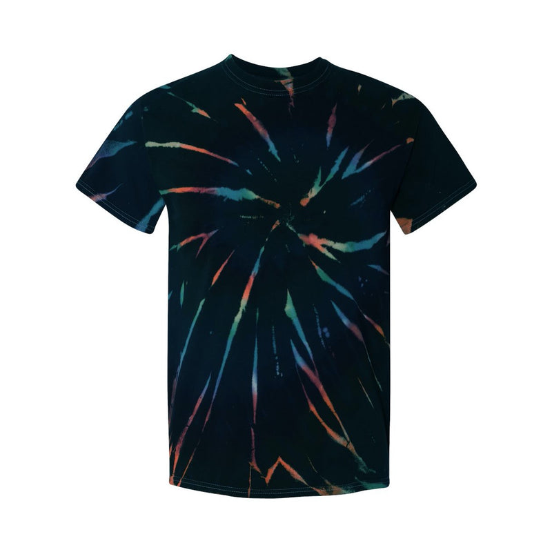 Dyenomite Multi-Color Spiral Short Sleeve T-Shirt