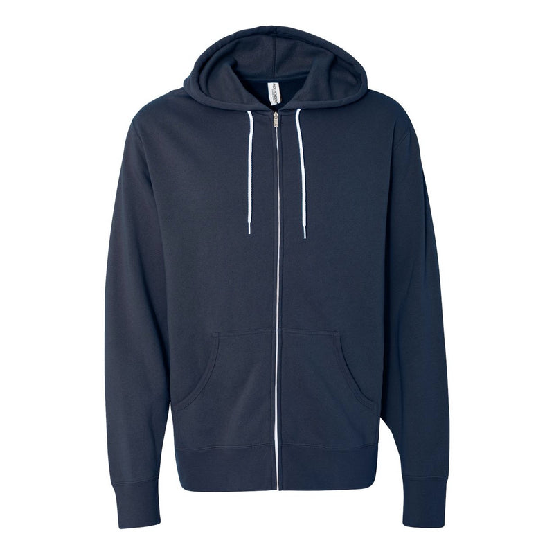 Independent Trading Co. Unisex Lightweight Full-Zip Hooded Sweatshirt