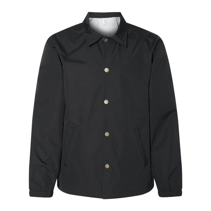 Independent Trading Co. Water-Resistant Windbreaker Coach’s Jacket