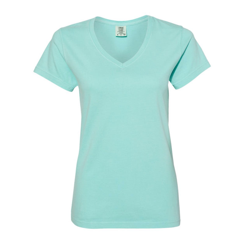 Comfort Colors Garment-Dyed Women’s Midweight V-Neck T-Shirt