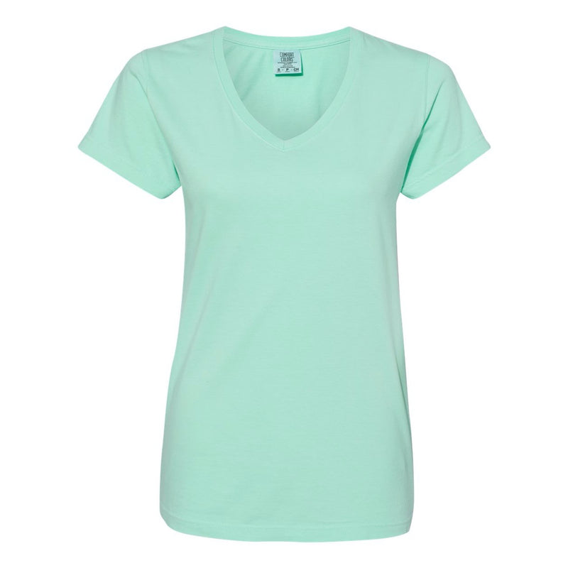 Comfort Colors Garment-Dyed Women’s Midweight V-Neck T-Shirt