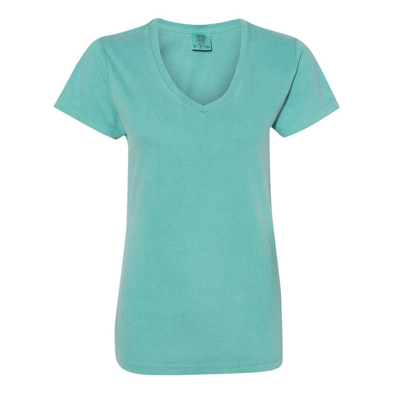 Comfort Colors Garment-Dyed Women’s Midweight V-Neck T-Shirt