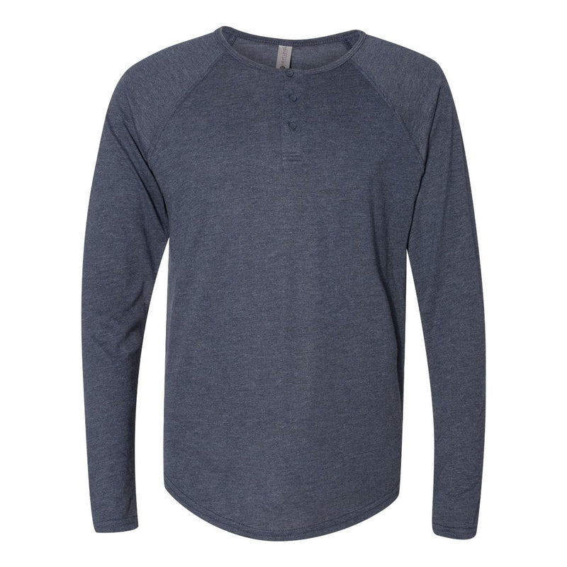 Next Level Triblend Long Sleeve Henley