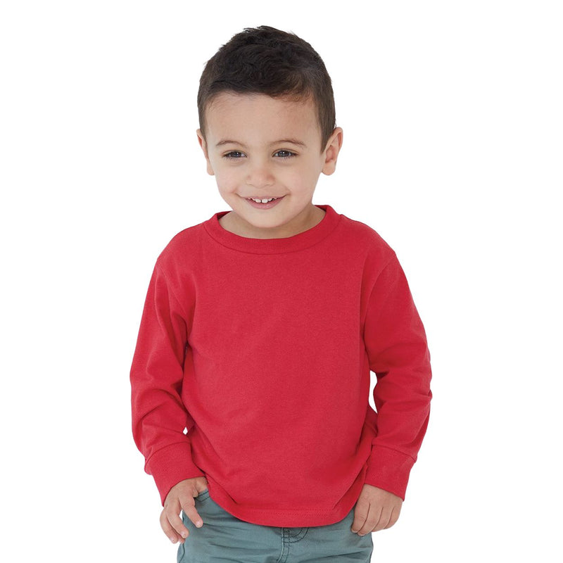 Rabbit Skins Toddler Long Sleeve Cotton Jersey Tee