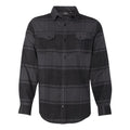 Burnside Snap Front Long Sleeve Plaid Flannel Shirt