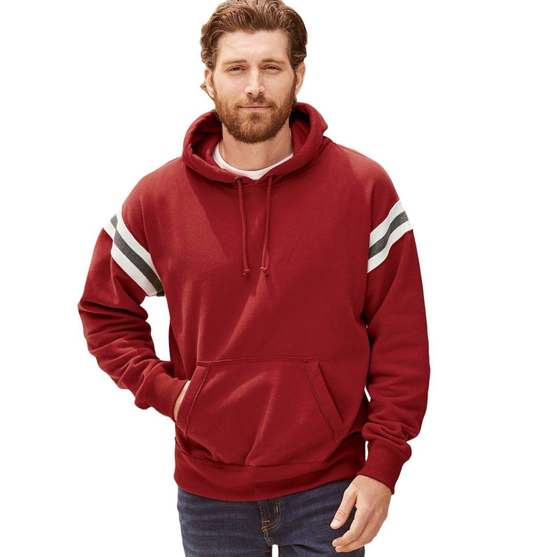 J. America Vintage Athletic Hooded Sweatshirt