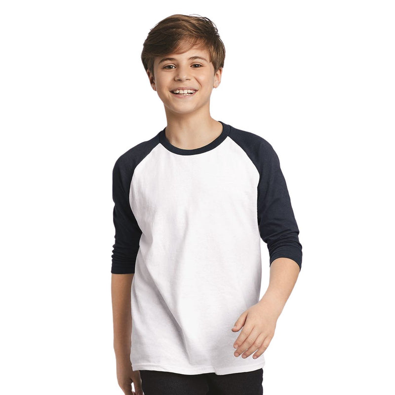 Gildan Heavy Cotton Youth Raglan Three-Quarter Sleeve T-Shirt