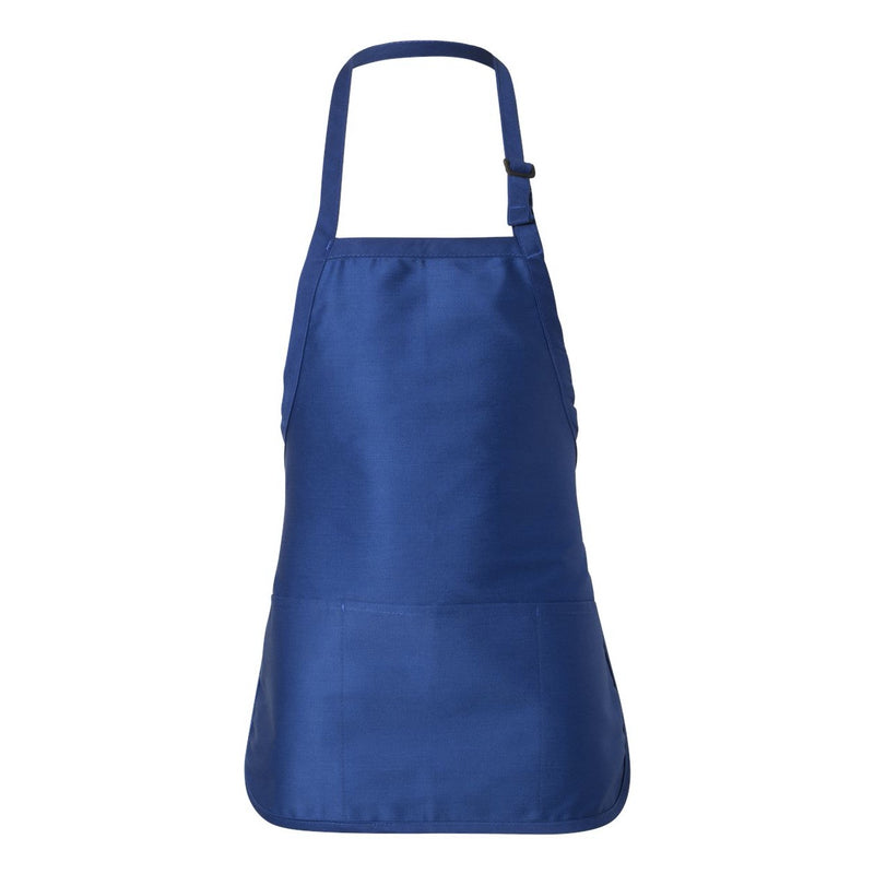 Q-Tees Full-Length Apron with Pouch Pocket