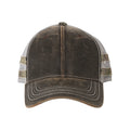 Outdoor Cap Frayed Camo Stripes Mesh-Back Cap