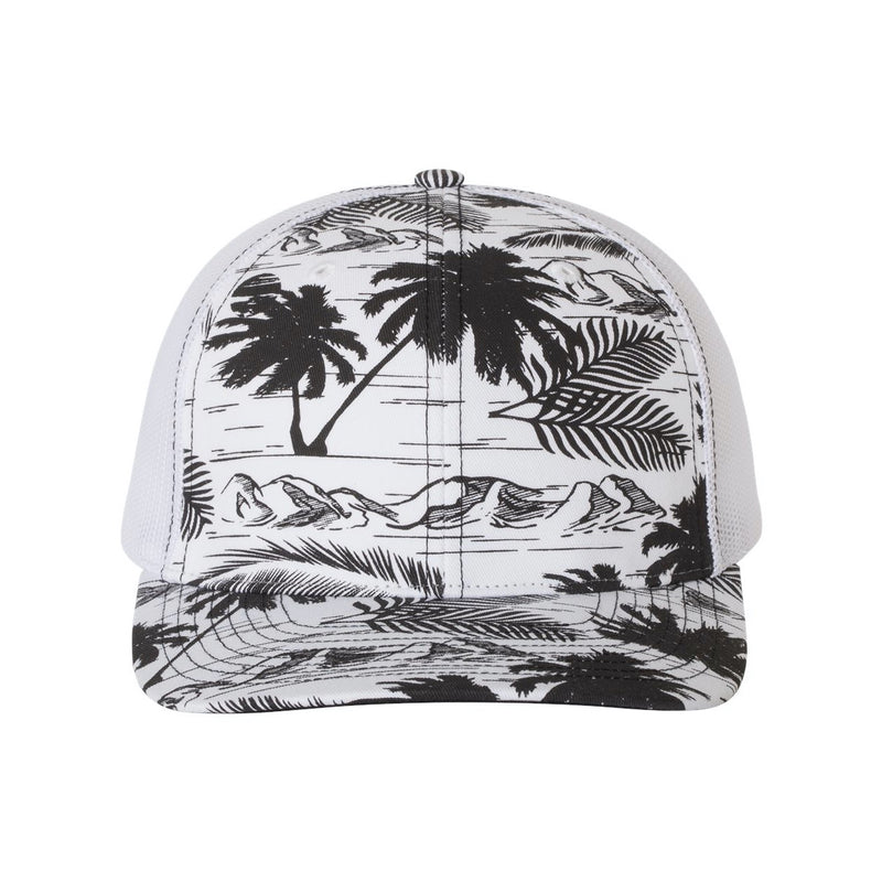 Richardson Patterned Snapback Trucker Cap