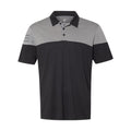 Adidas Heathered 3-Stripes Block Sport Shirt