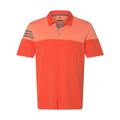 Adidas Heathered 3-Stripes Block Sport Shirt