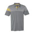 Adidas Heathered 3-Stripes Block Sport Shirt